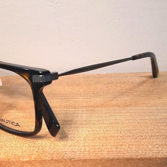 NEW NAUTICA Eyeglass Frame prescription-ready Tortoise, glasses unisex 54-18-144 - Picture 5 of 5